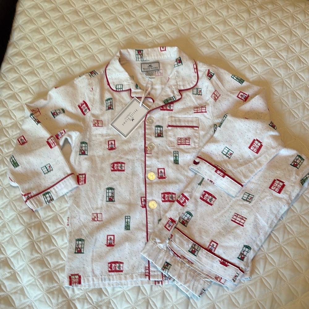 Petite Plume Kids Holiday Christmas Window PJs Size 6 Unisex